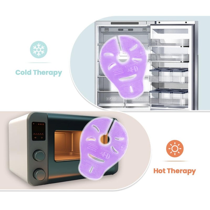 CONBELLA 2 Larger Breast Ice Packs with Soft Covers and 6 Breast Pads for Leaking Milk, Hot and Cold Breast Therapy Packs, Breastfeeding Essentials for Relief of Clogged Ducts, Nipple Pain, Engorgement - Image 5